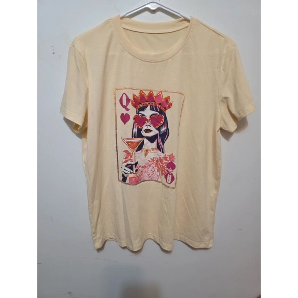 Cream TShirt Size L